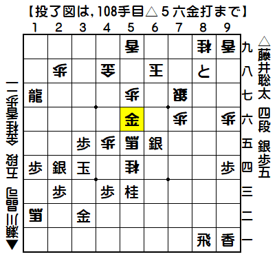 0026：平成29年06月15日　vs　瀬川　晶司　五段（藤井四段の勝ち）