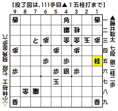 0107：平成30年09月17日　vs　小林　裕士　七段（藤井七段の勝ち）