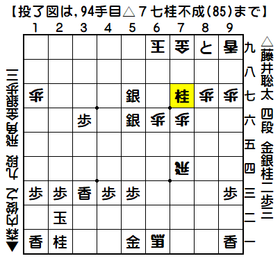 0044：平成29年09月03日　vs　森内　俊之　九段（藤井四段の勝ち）